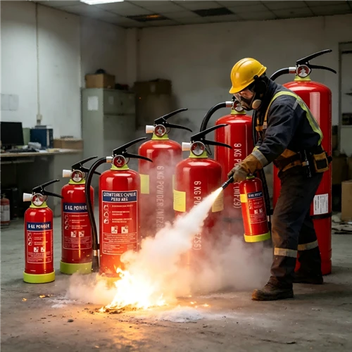 Konfigurationsguide för brandsläckare för olika brandrisker och applikationer